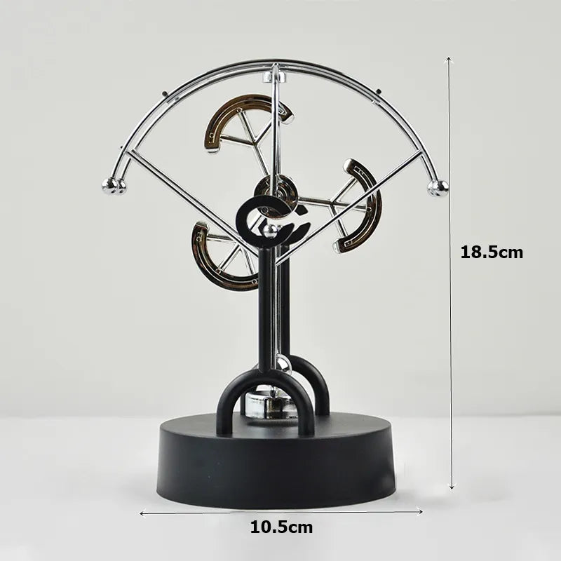 Newton Pendulum Bal, dat voortdurende beweging vertegenwoordigt