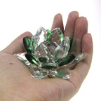 Kristal Lotus Bloem Ambacht Glas Papiergewicht Huis Decoratie Ornamenten Figuren Huis Bruiloft Feest Decoratie Cadeaus Souvenir
