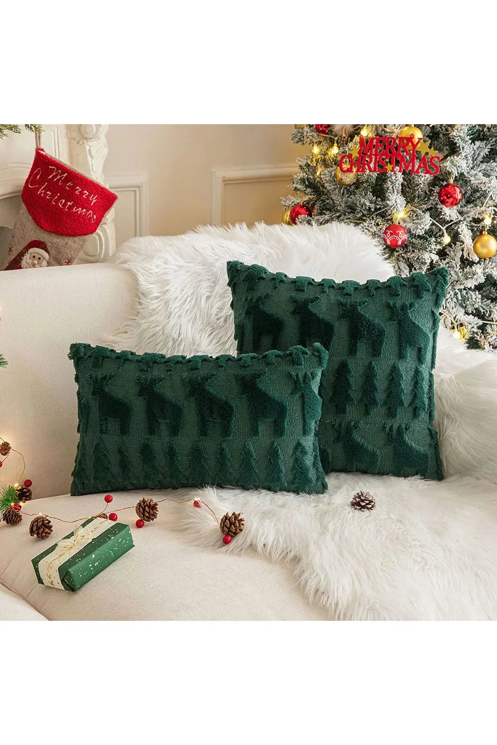 Pluche decoratieve kussenhoes | Avosian