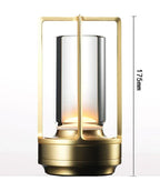 Oplaadbare draadloze LuxuryGlow tafel lamp - Elegante draadloze lamp voor elke stemming