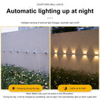 Solar wandlampen Solavine | Warm wit licht | IP44 weerbestendig | Voor hek, terras & tuin | 8 uur lichtduur