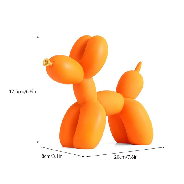 Luxueuze woondecoratie, balloondog decoratie, bureau accessoires, dierdecoratie, moderne populaire kunst, Noorse beelden