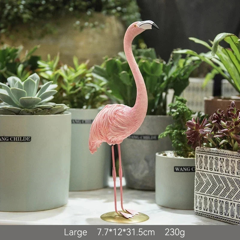 Noordse Flamingo Figuren Beeld Standbeeld Sculptuur Woonkamer Kantoor Bruiloft Feest Ornamenten Thuis Decoratie Accessoires