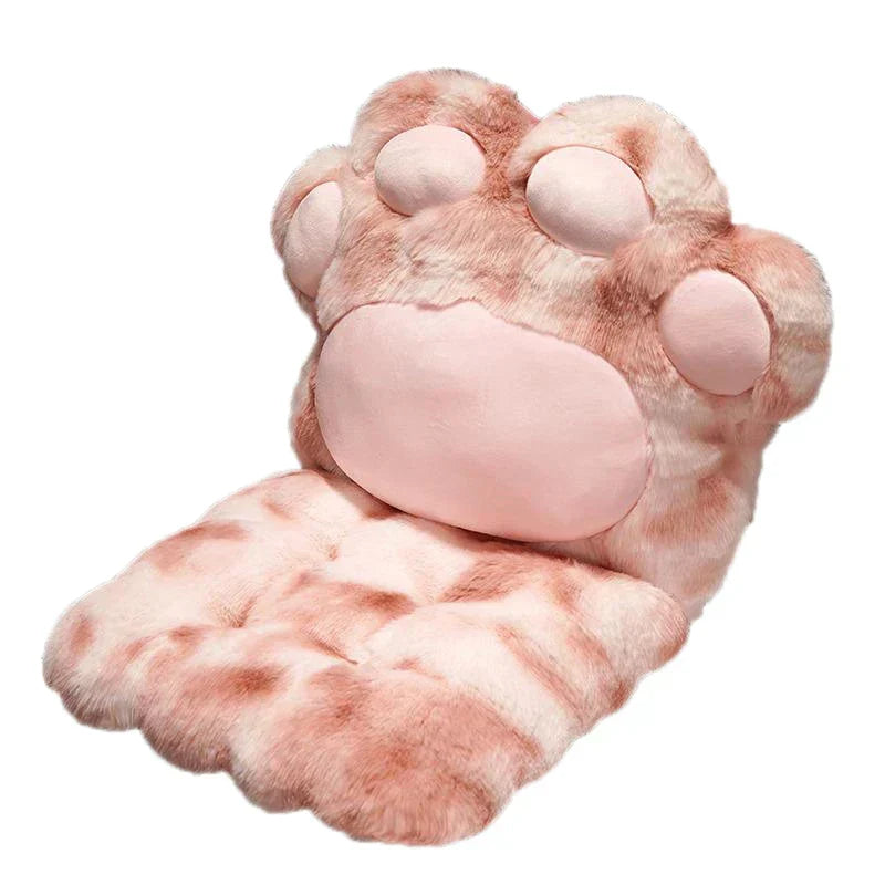Gezellige Kat Poot Pluche Stoel Kussen