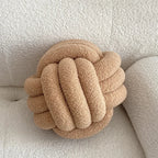 Nordic Bouclé Abstract Kussen – Minimalistische Pluche Kussen | Avosian