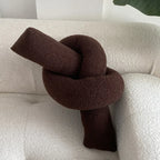 Nordic Bouclé Abstract Kussen – Minimalistische Pluche Kussen | Avosian