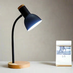 Herfst- en winterverlichting | Noord-Europese creatieve houtsnijwerk ijzeren LED-bureau lamp - Moxie