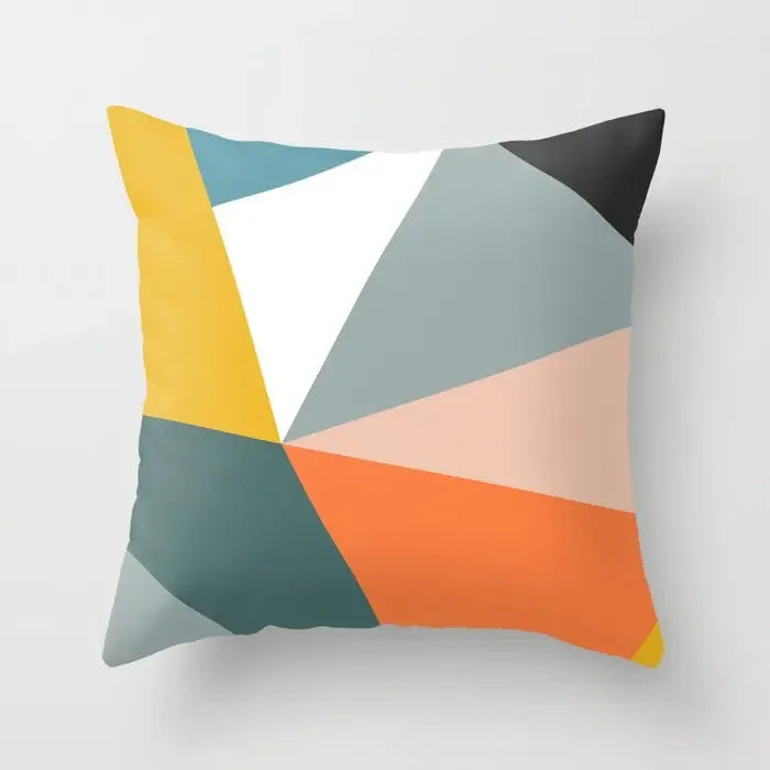 Moderne Abstract Geometrische Kleurrijke Kussenhoezen 45x45cm Kussenhoezen Voor Bank Decoratieve Kussens 60x60cm 50x50cm Trending Thuisdecoratie | Avosian