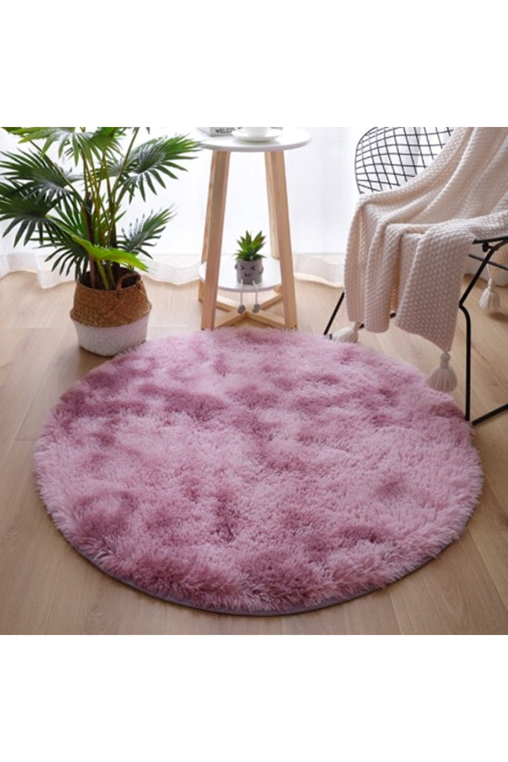 Fluffy Rond Tapijt