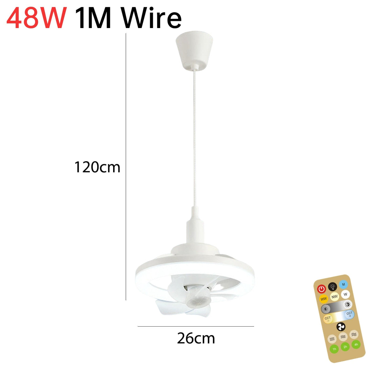Plafondventilatorlamp