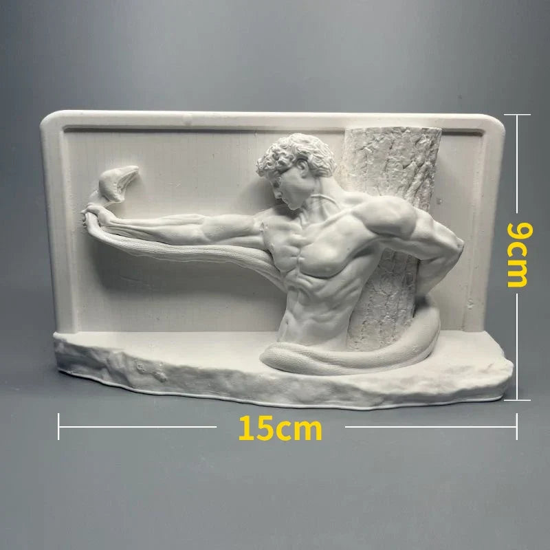 Nordic INS Stijl Karakter Pleister Standbeeld DIY Geschilderde Schets Fotografie Props Tafel Decoraties Thuis Kunst Pleister Decoratie
