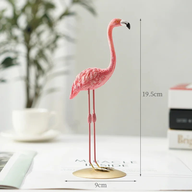 Noordse Flamingo Figuren Beeld Standbeeld Sculptuur Woonkamer Kantoor Bruiloft Feest Ornamenten Thuis Decoratie Accessoires
