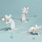 Moderne LED Tier Tafellampen: Harz Rat, Kat en Eekhoorn Nachtlampen