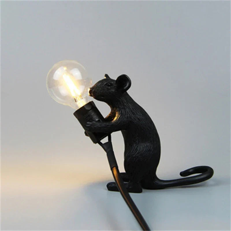 Moderne LED Tier Tafellampen: Harz Rat, Kat en Eekhoorn Nachtlampen