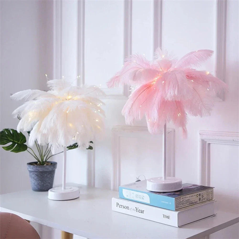 LED Lente Tafellamp Nachtlamp USB aangedreven Afstandsbediening Nachtkastlampen