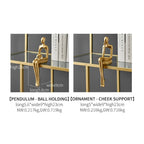 Moderne Figuren Abstracte Huisdecoratie Beeldhouwwerk