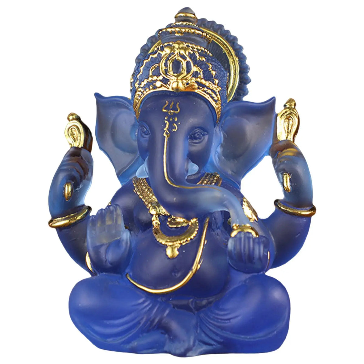 Zeldzaam gekleurde semi-transparante Ganesh beelden voor geluk in uw huis