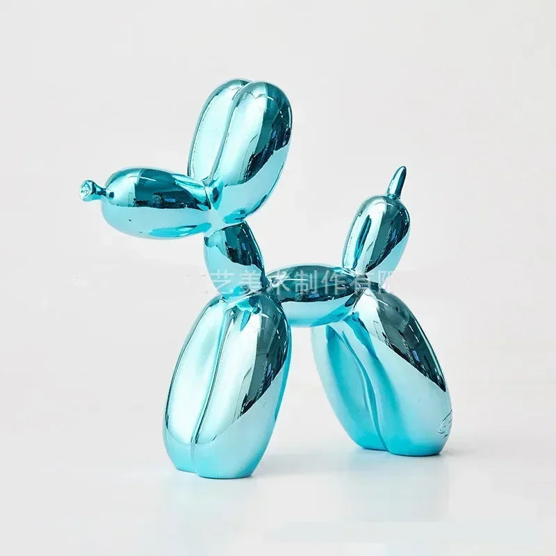 Nordic Balloon Dog Sculptuur Hars Dier Ornament Kunst Sculpturen en Figuren Ambacht Thuis Decoratie Kamer Bureau Accessoires