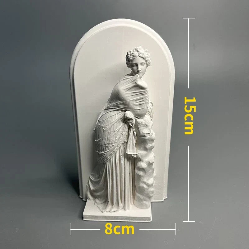 Nordic INS Stijl Karakter Gips Standbeeld DIY Geschilderde Schets Fotografie Props Tafel Decoraties Thuis Kunst Gips Decoratie