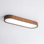 Energiesaving wood LED ceiling lamp