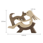 Deense Houten Dieren Ornamenten
