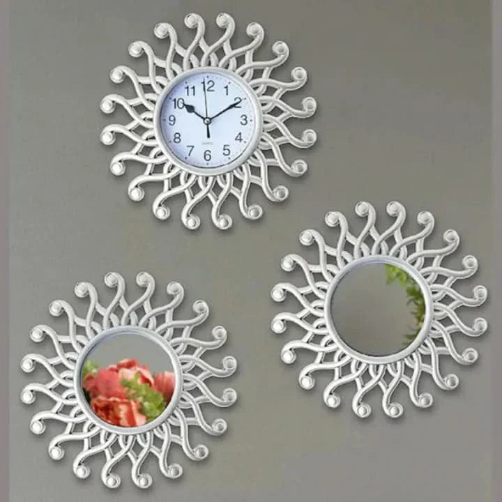 Avosian | Lena - Luxe Horloge en Spiegel Set