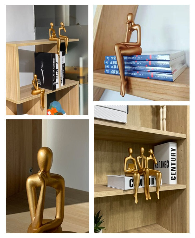 Moderne Figurines Abstracte Woondecoratie Sculptuur