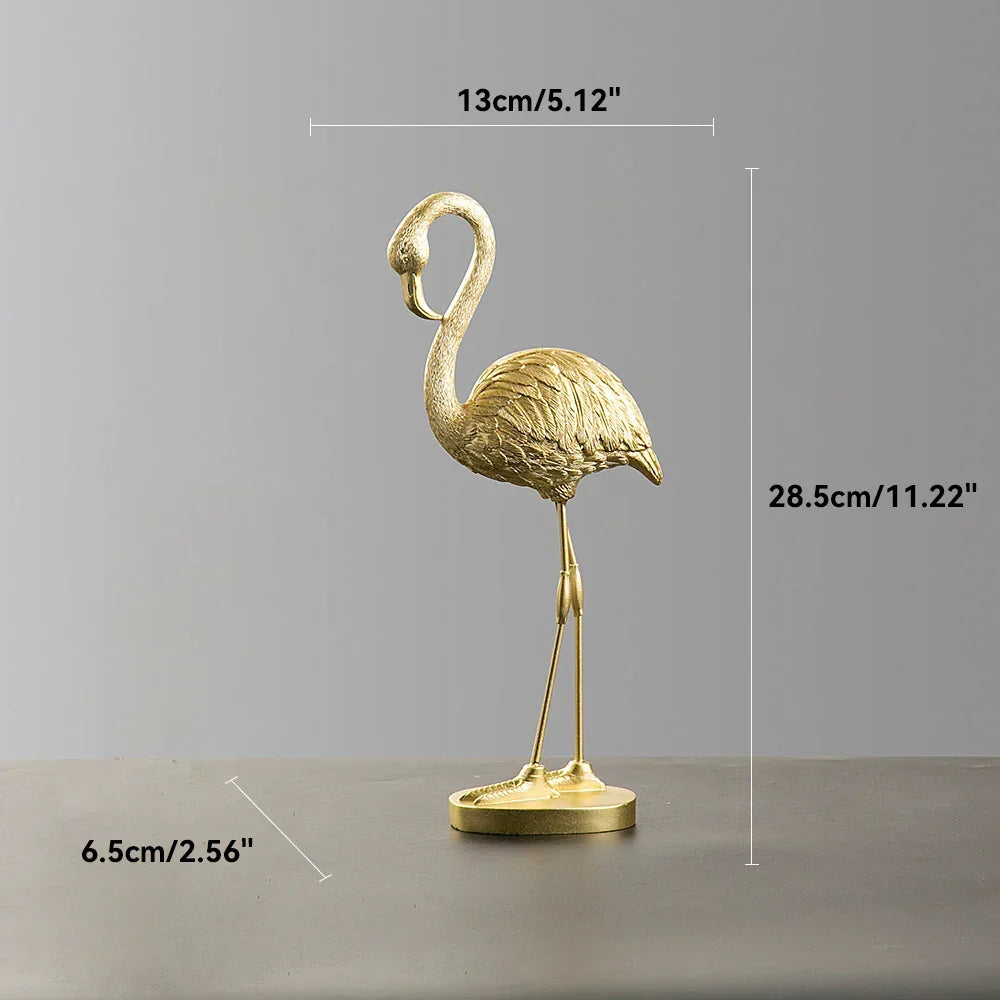 Nordic Flamingo Beeld Figuren Standbeeld Sculptuur Woonkamer Kantoor Bruiloft Feest Ornamenten Huisdecoratie Decoratie Accessoires