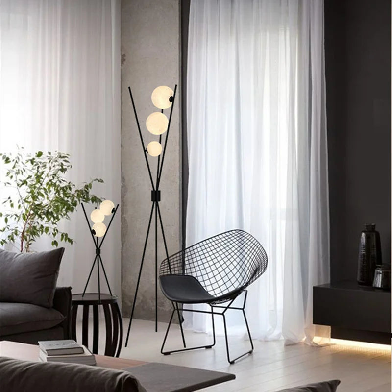 LunaGlow 3D Mond Vloerlamp modern ontwerp met statief LED!