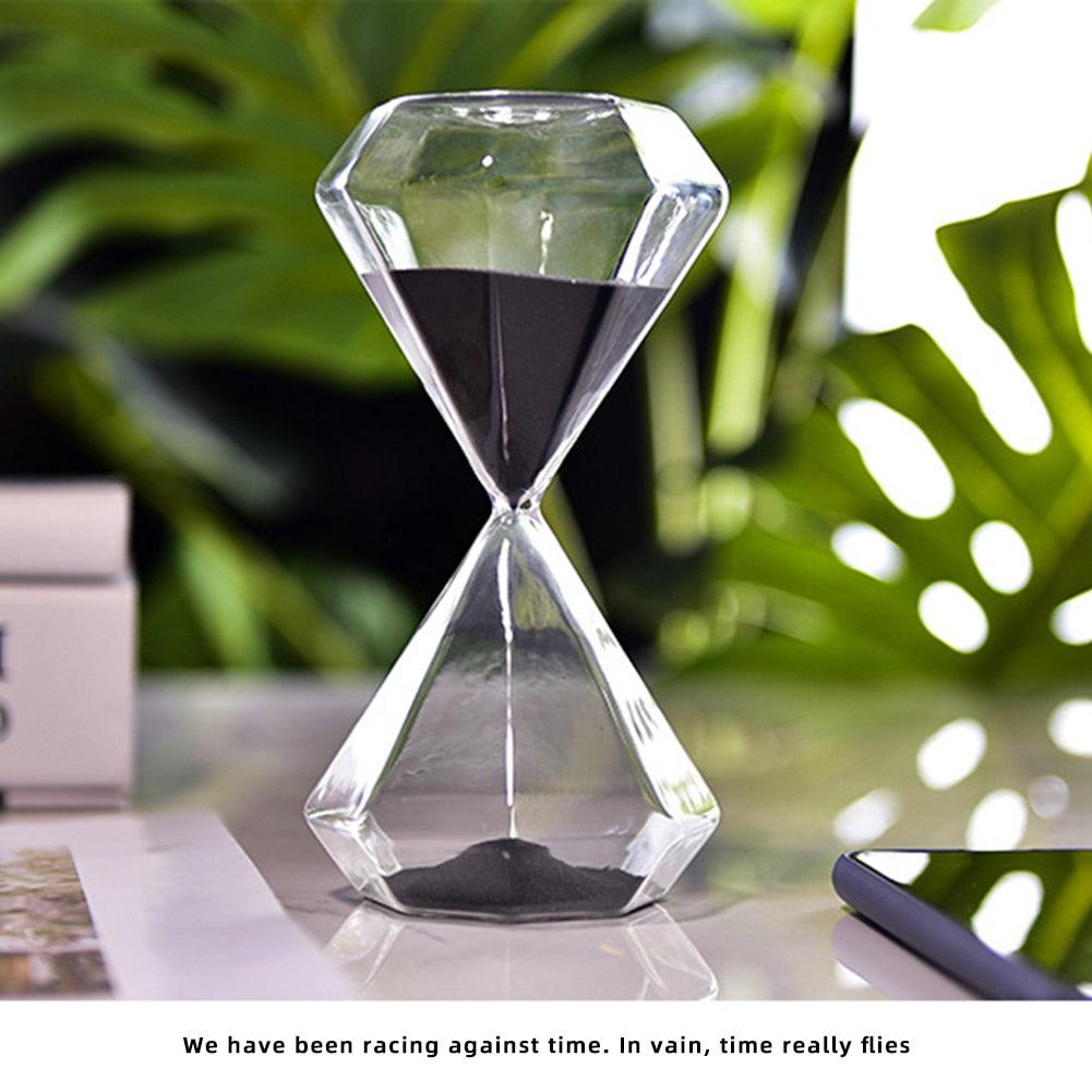 5–60 Minuten diamanten zandloper, zandloper, zandloper, kinder cadeau, zandloper, huisdecoratie, beschikbaar in meerdere kleur opties