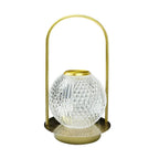 Designer tafellamp met kristaleffect