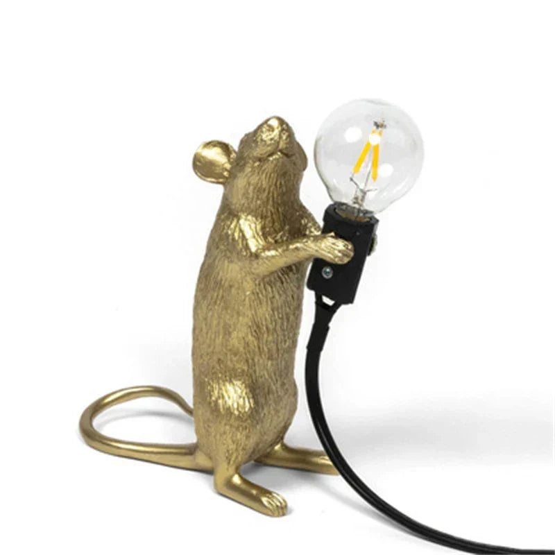 Moderne LED Tier Tafellampen: Harz Rat, Kat en Eekhoorn Nachtlampen