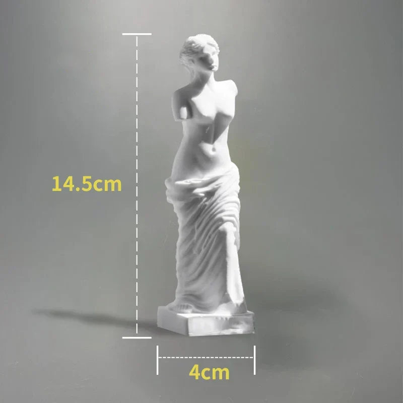 Nordic INS Stijl Karakter Pleister Standbeeld DIY Geschilderde Schets Fotografie Props Tafel Decoraties Thuis Kunst Pleister Decoratie