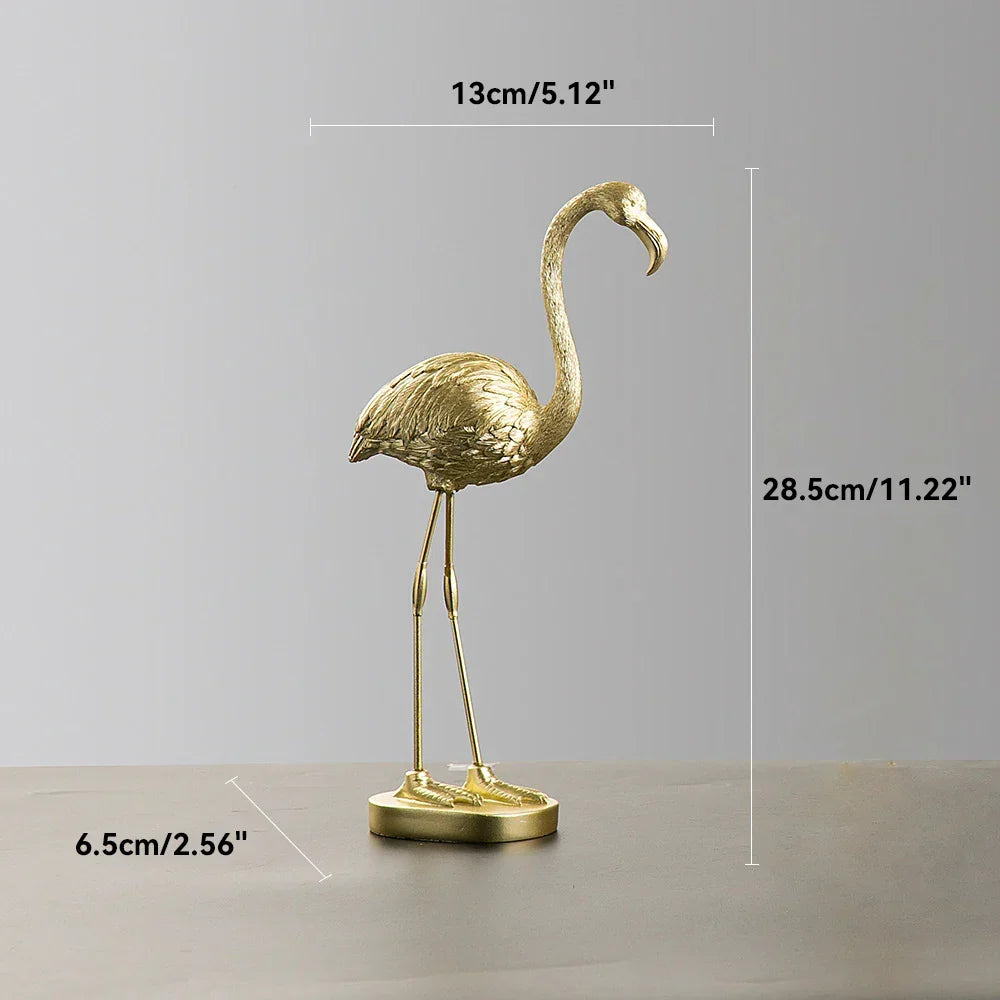 Nordic Flamingo Beeld Figuren Standbeeld Sculptuur Woonkamer Kantoor Bruiloft Feest Ornamenten Huisdecoratie Decoratie Accessoires