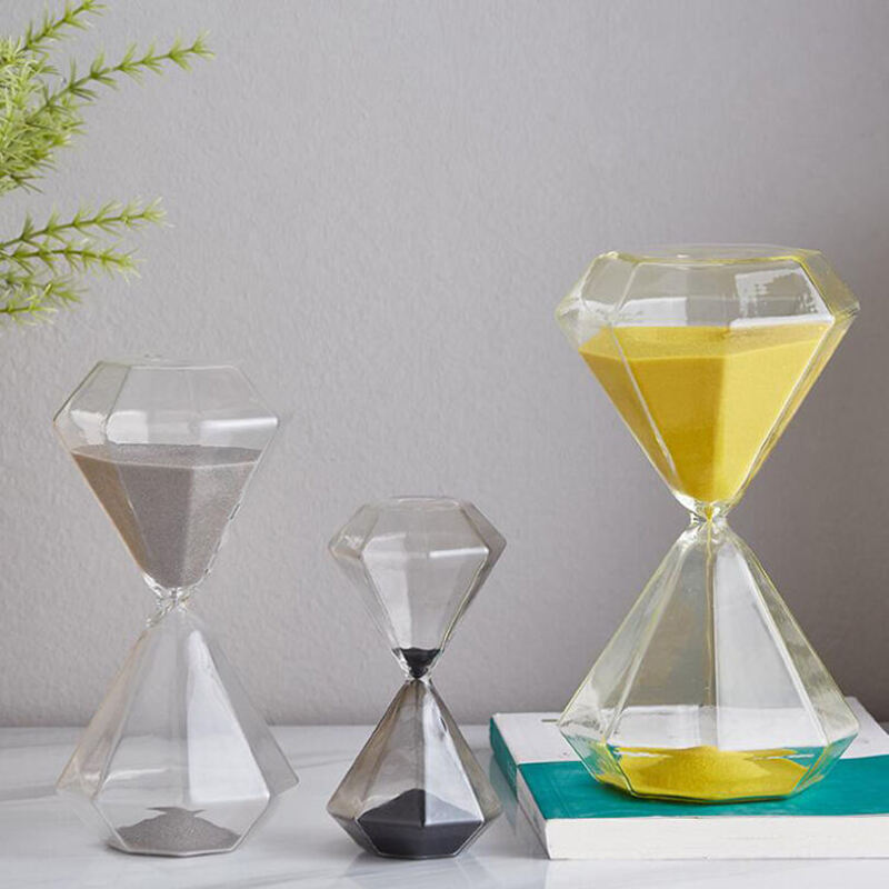 5–60 Minuten diamanten zandloper, zandloper, zandloper, kinder cadeau, zandloper, huisdecoratie, beschikbaar in meerdere kleur opties