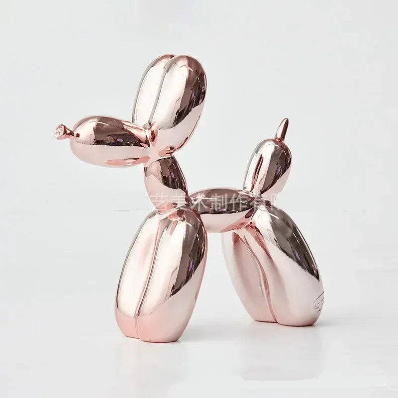 Nordic Balloon Dog Sculptuur Hars Dier Ornament Kunst Sculpturen en Figuren Ambacht Thuis Decoratie Kamer Bureau Accessoires
