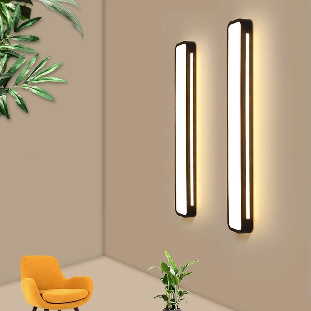 Minimalistische LED plafonnière van ijzer en acryl