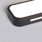 Minimalistische LED plafonnière van ijzer en acryl