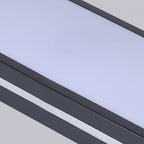 Minimalistische LED plafonnière van ijzer en acryl