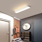 Minimalistische LED plafonnière van ijzer en acryl