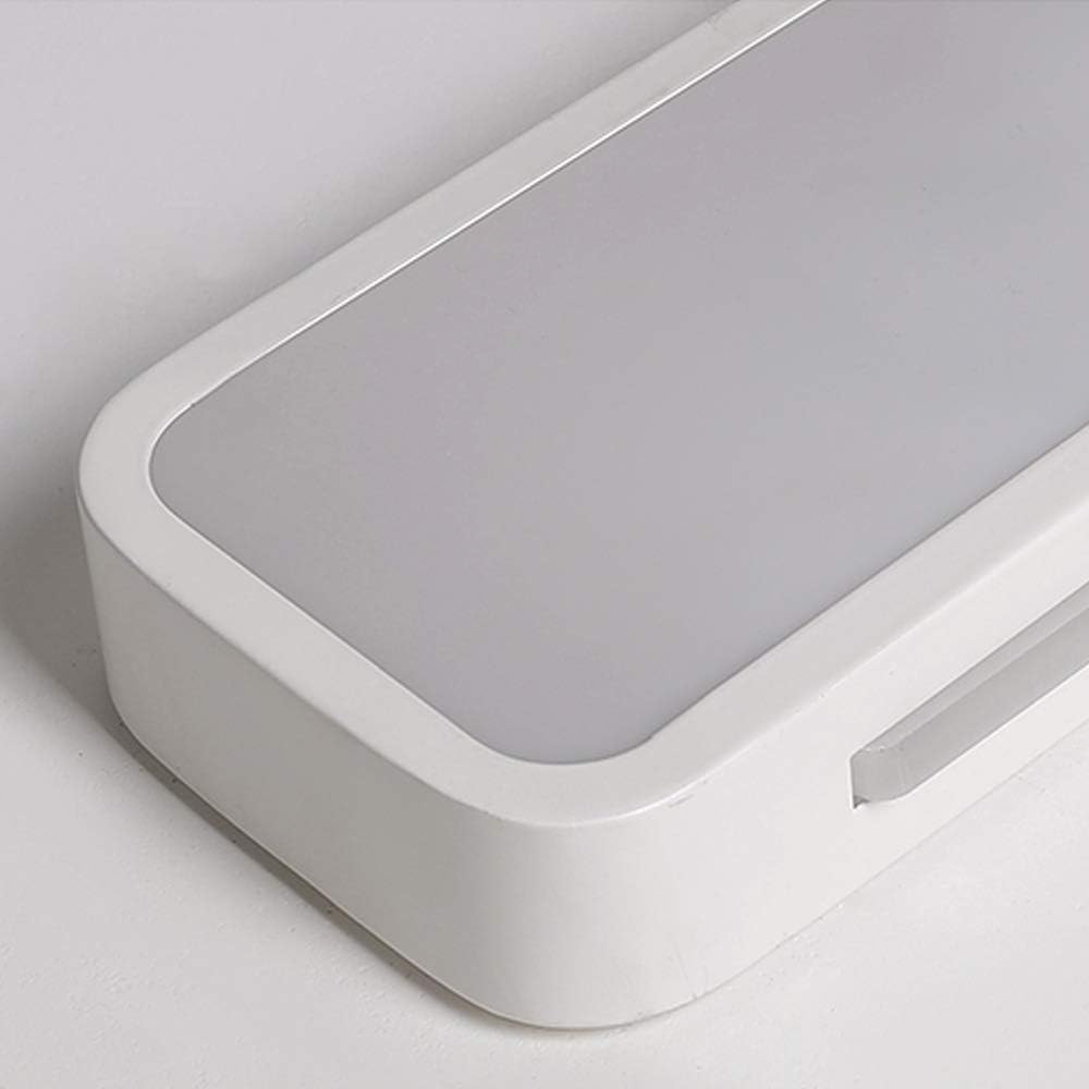 Minimalistische LED plafonnière van ijzer en acryl