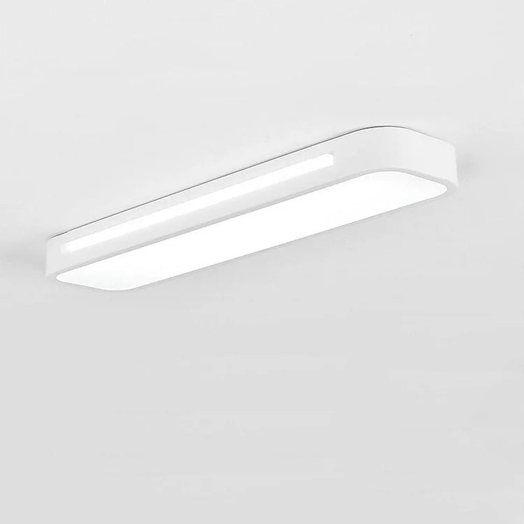 Minimalistische LED plafonnière van ijzer en acryl