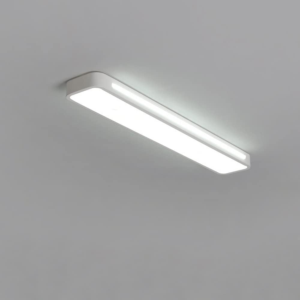Minimalistische LED plafonnière van ijzer en acryl