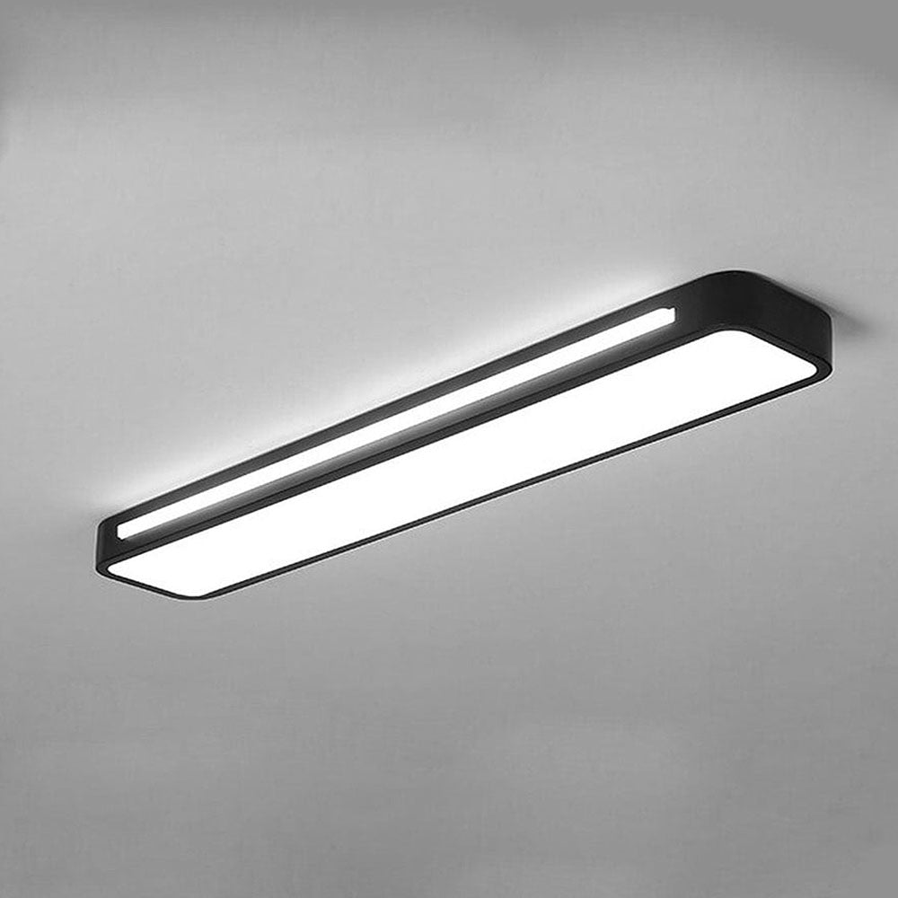 Minimalistische LED plafonnière van ijzer en acryl