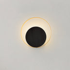 Moderner Minimalistischer Eisen-Kreis-Ring 1-Licht Wandleuchten Lamp voor Slaapkamer