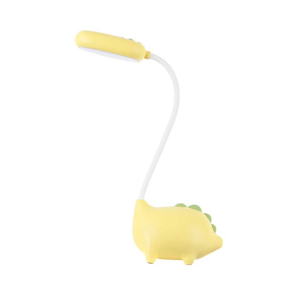 Opladen LED-bureaulamp met cartoon dino ogen zorg