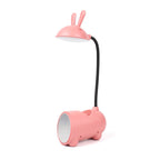 Cartoon Kreativ Konijnen LED Touch USB Penhouder Bureaulamp