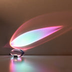 Kreatieve Kristallenprojectie Engel Ogen LED Tafel lamp