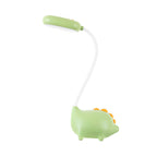 Opladen LED-bureaulamp met cartoon dino ogen zorg