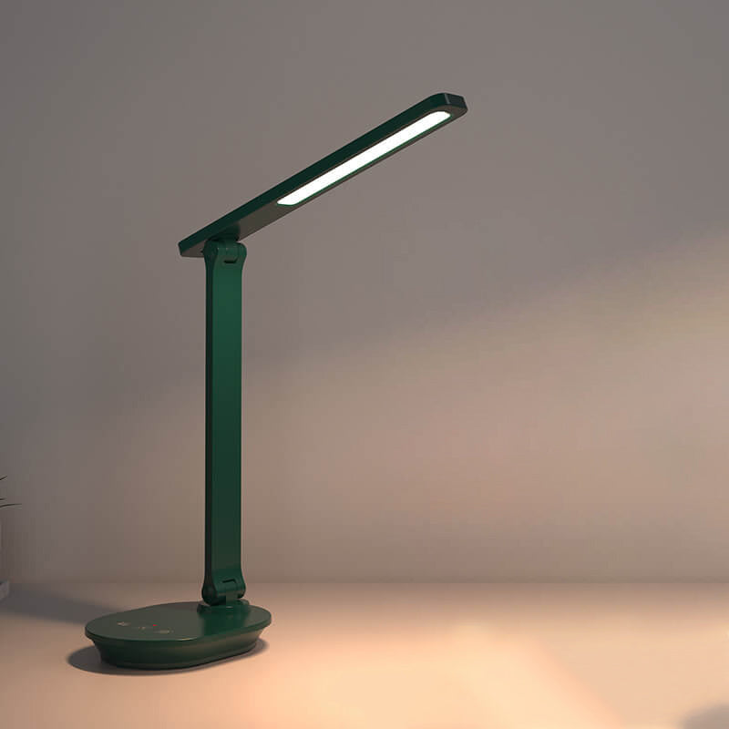 Moderne dubbel opvouwbare oogverzorging draadloze oplaadbare LED bureau lamp